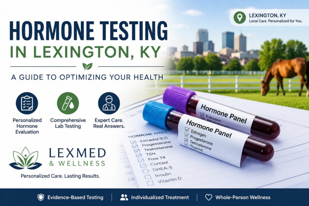 Hormone Testing in Lexington, KY: A Guide to Optimizing Your Health